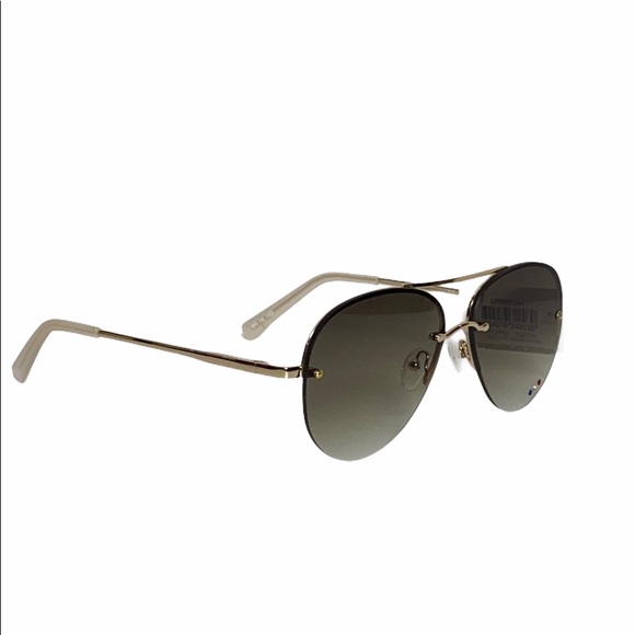 Le Specs Panarea Gold Aviator Sunglasses main image 8